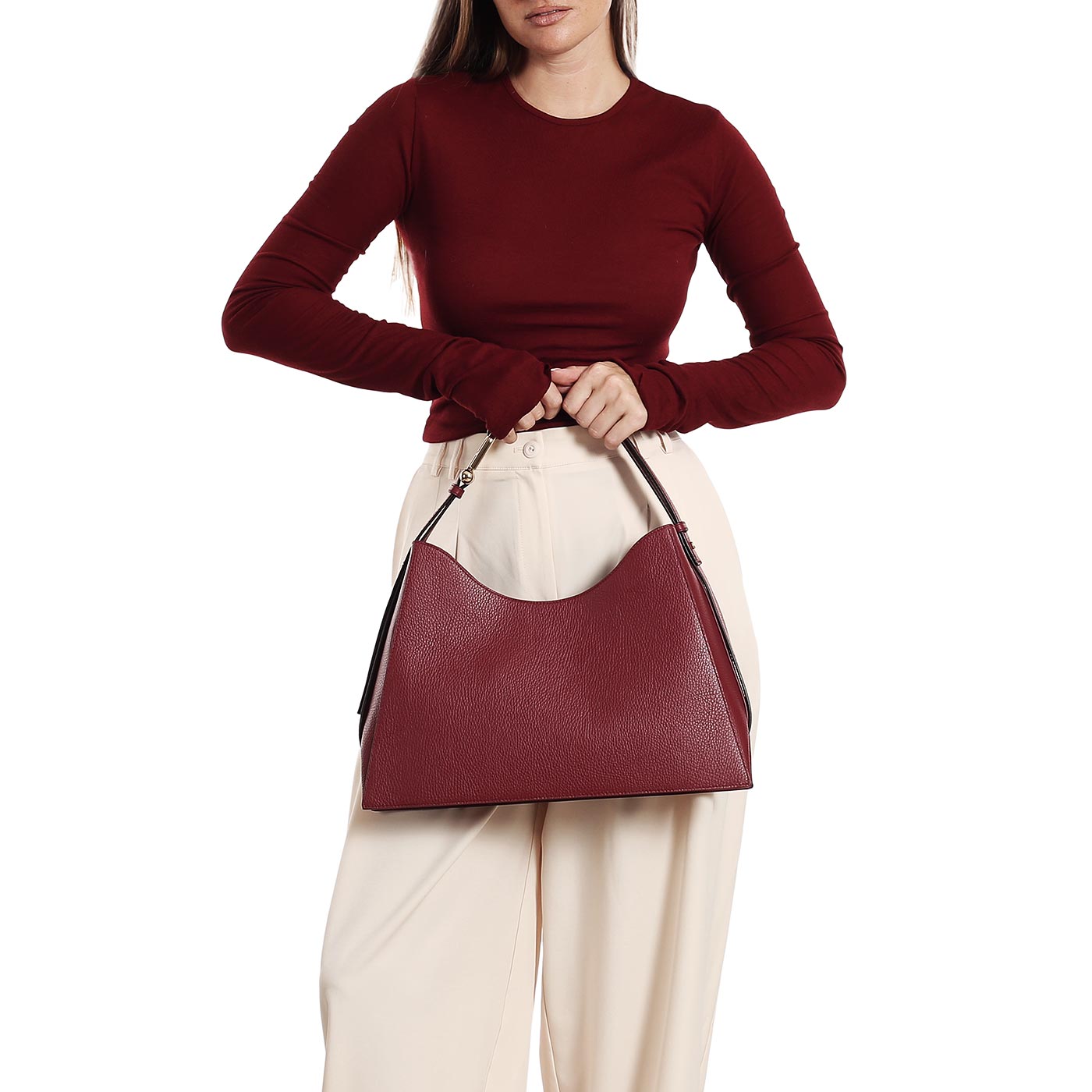 Кожаная сумка Furla Nuvola