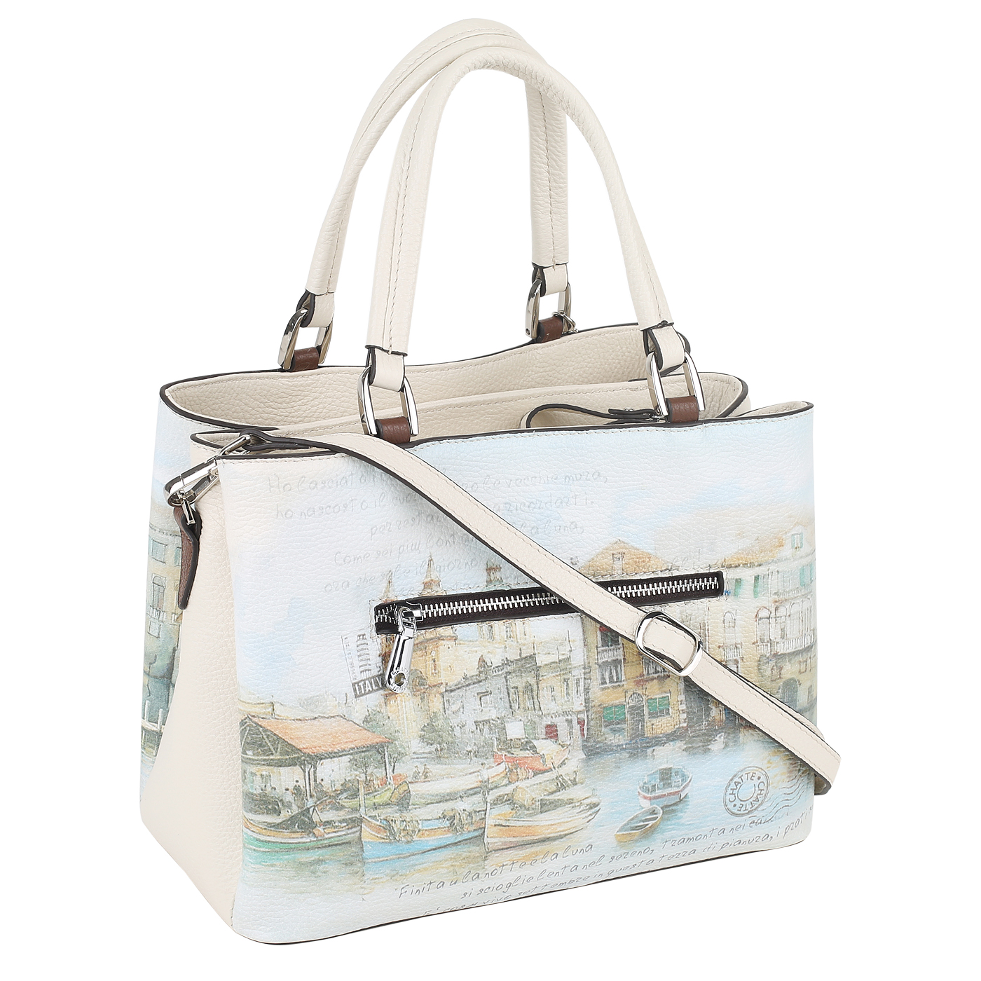 Кожаная сумка Chatte Lille