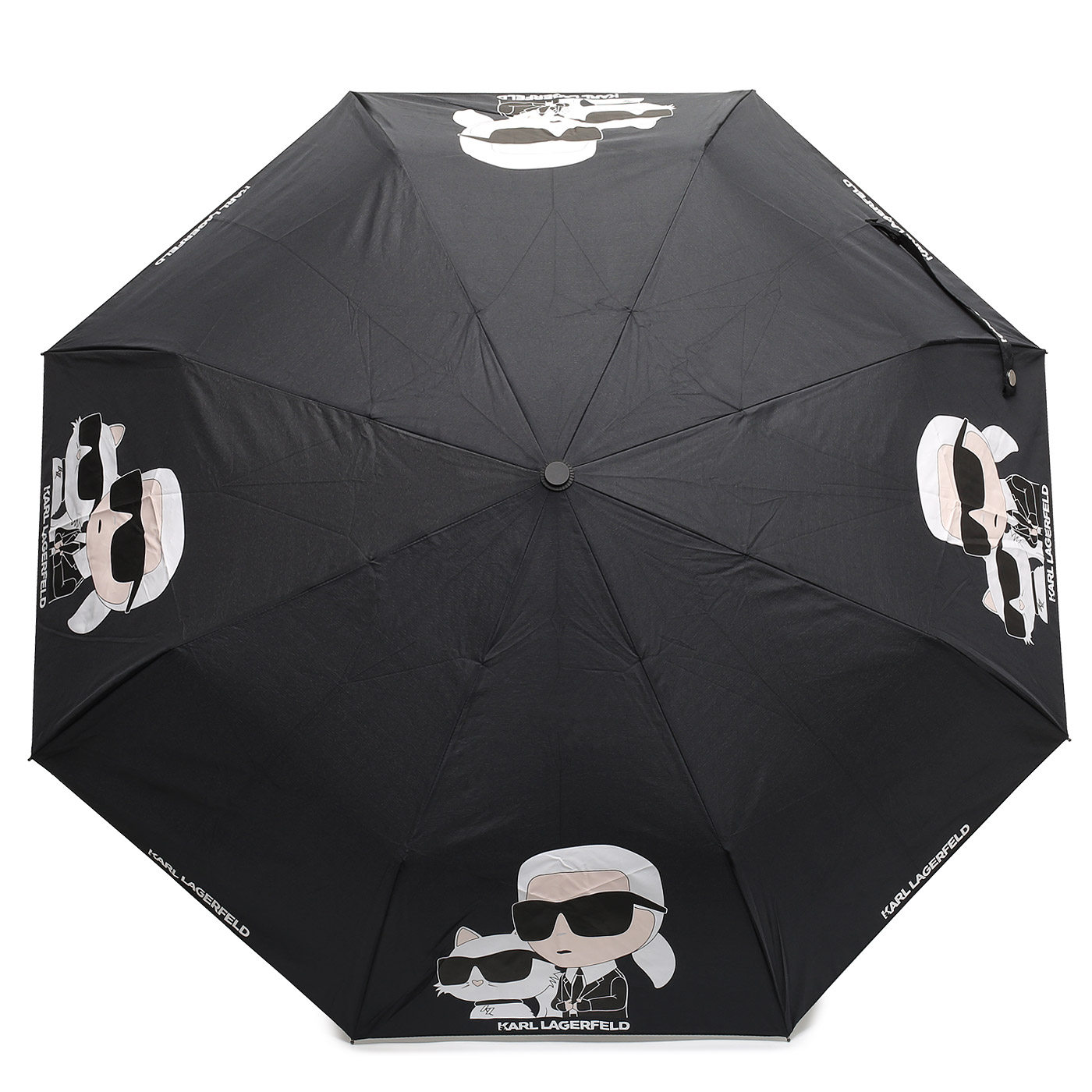 Зонт в три сложения Karl Lagerfeld Ikonik 2.0