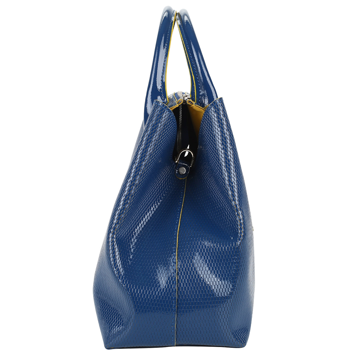 Синяя сумка из натуральной кожи Ripani Glassa