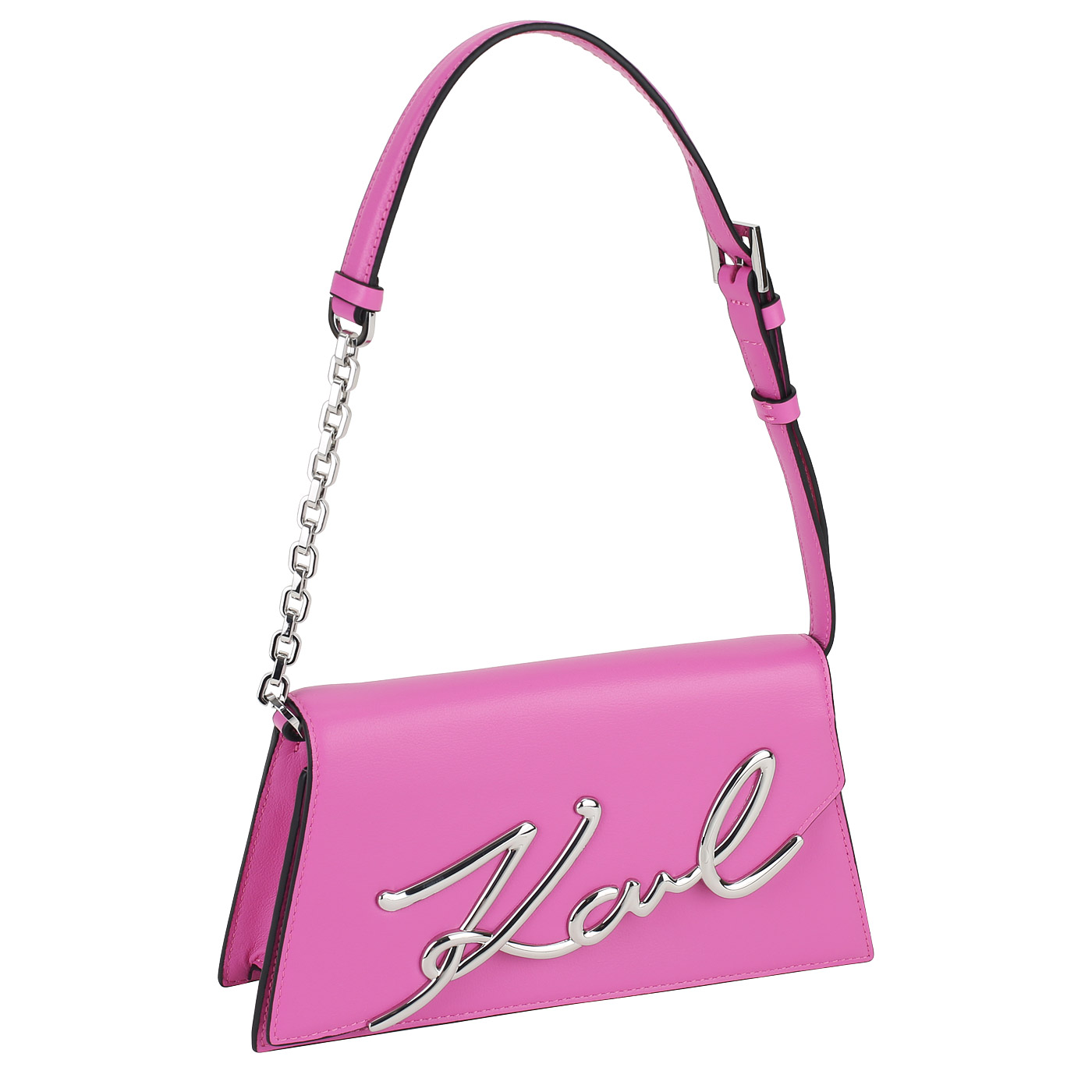 Кожаная сумка Karl Lagerfeld Signature