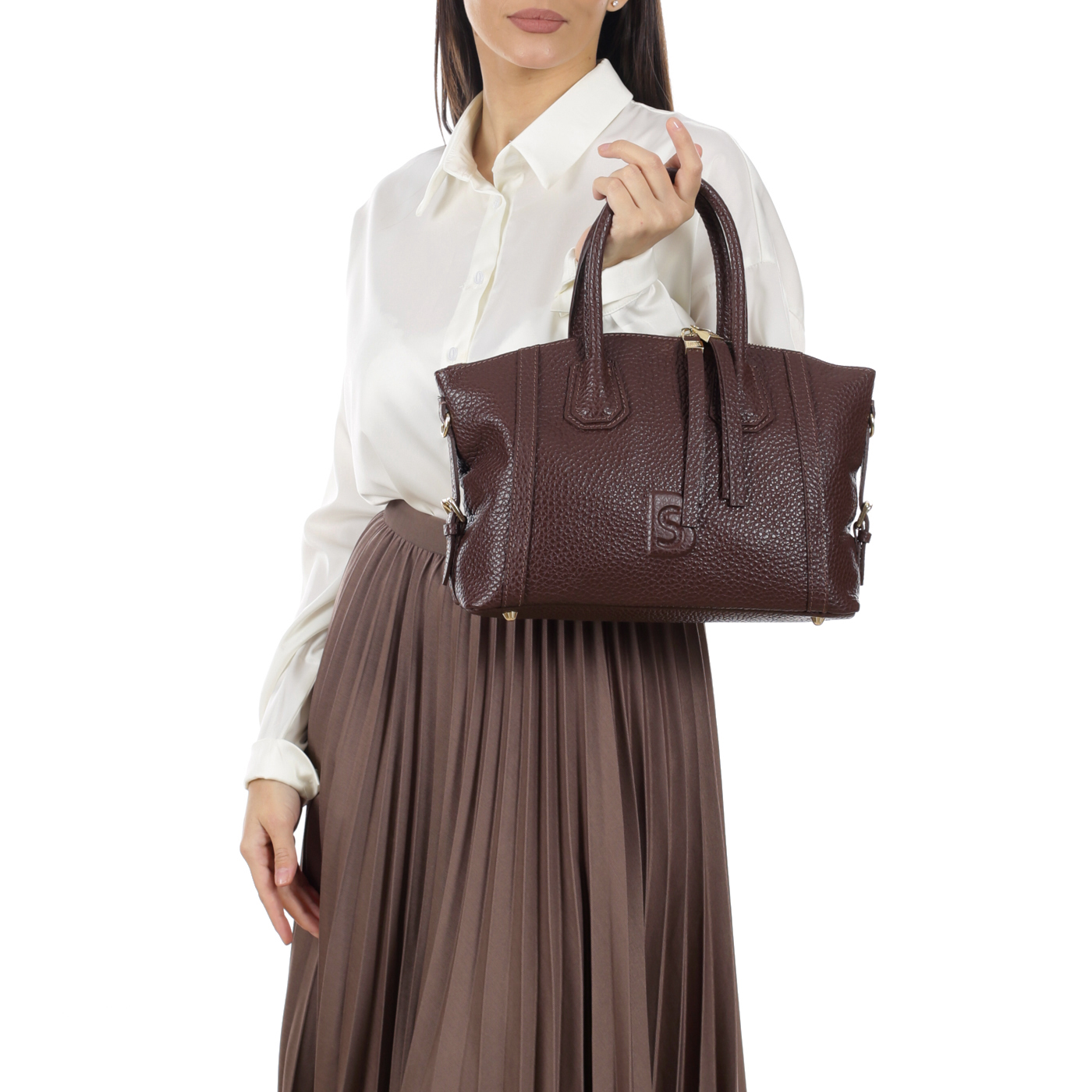 Кожаная сумка Sara Burglar Roberta Bufalo