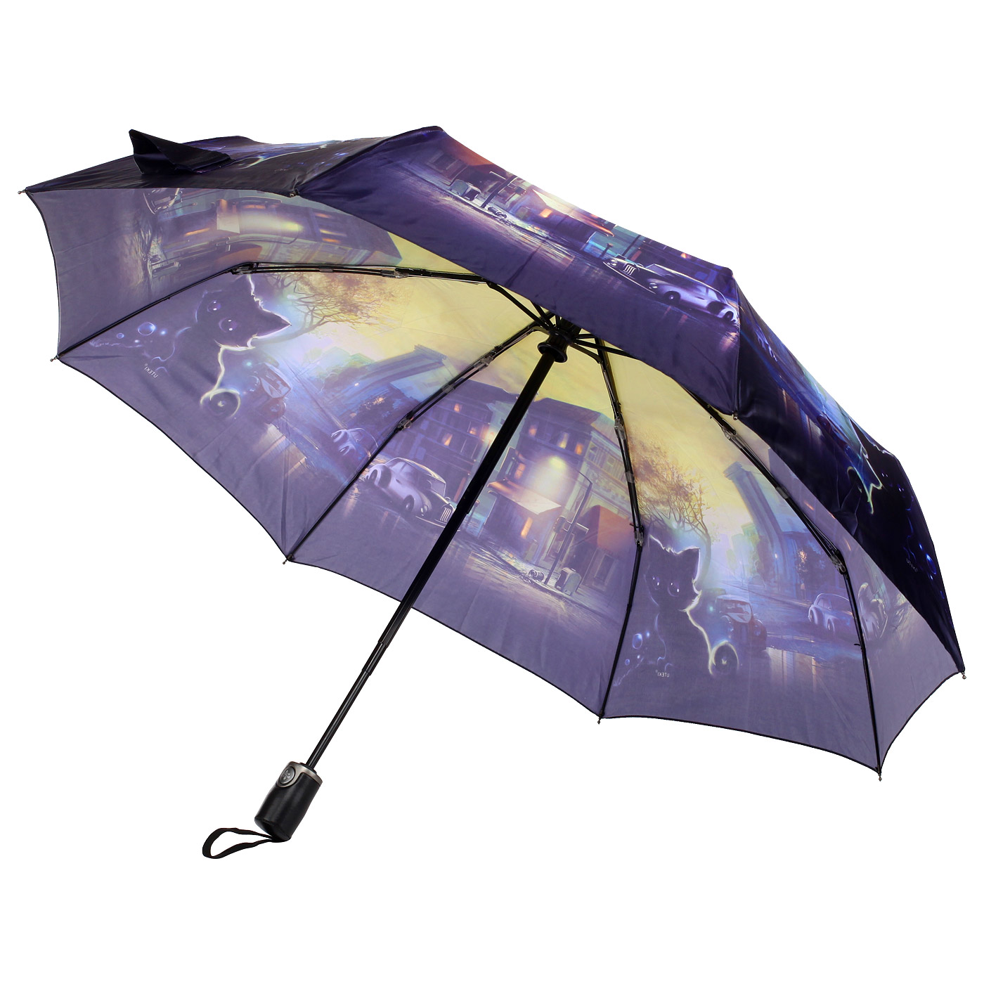 Складной зонт с принтом Uteki 