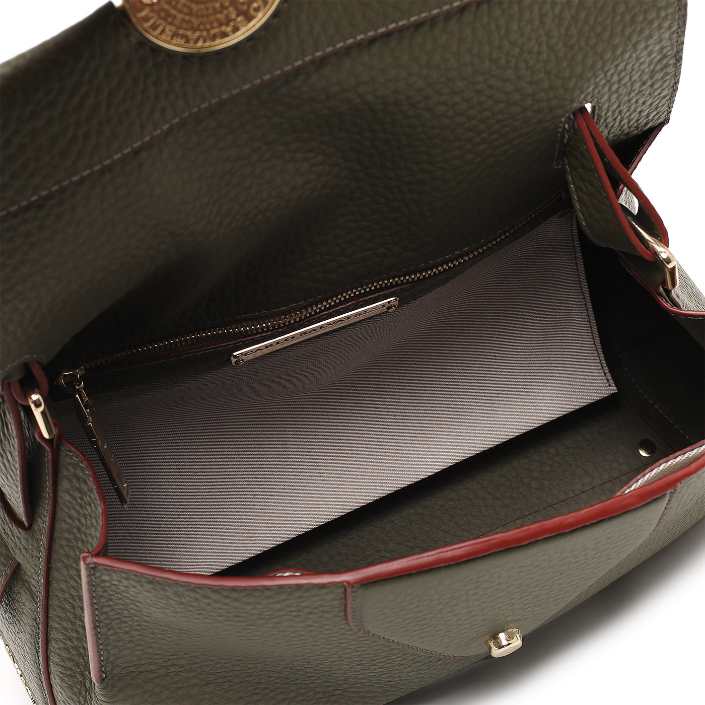 Кожаная сумка Carlo Salvatelli Double