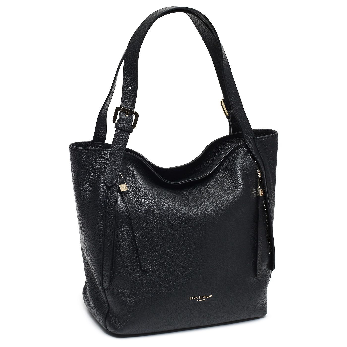 Кожаная сумка Sara Burglar Viola Cervo