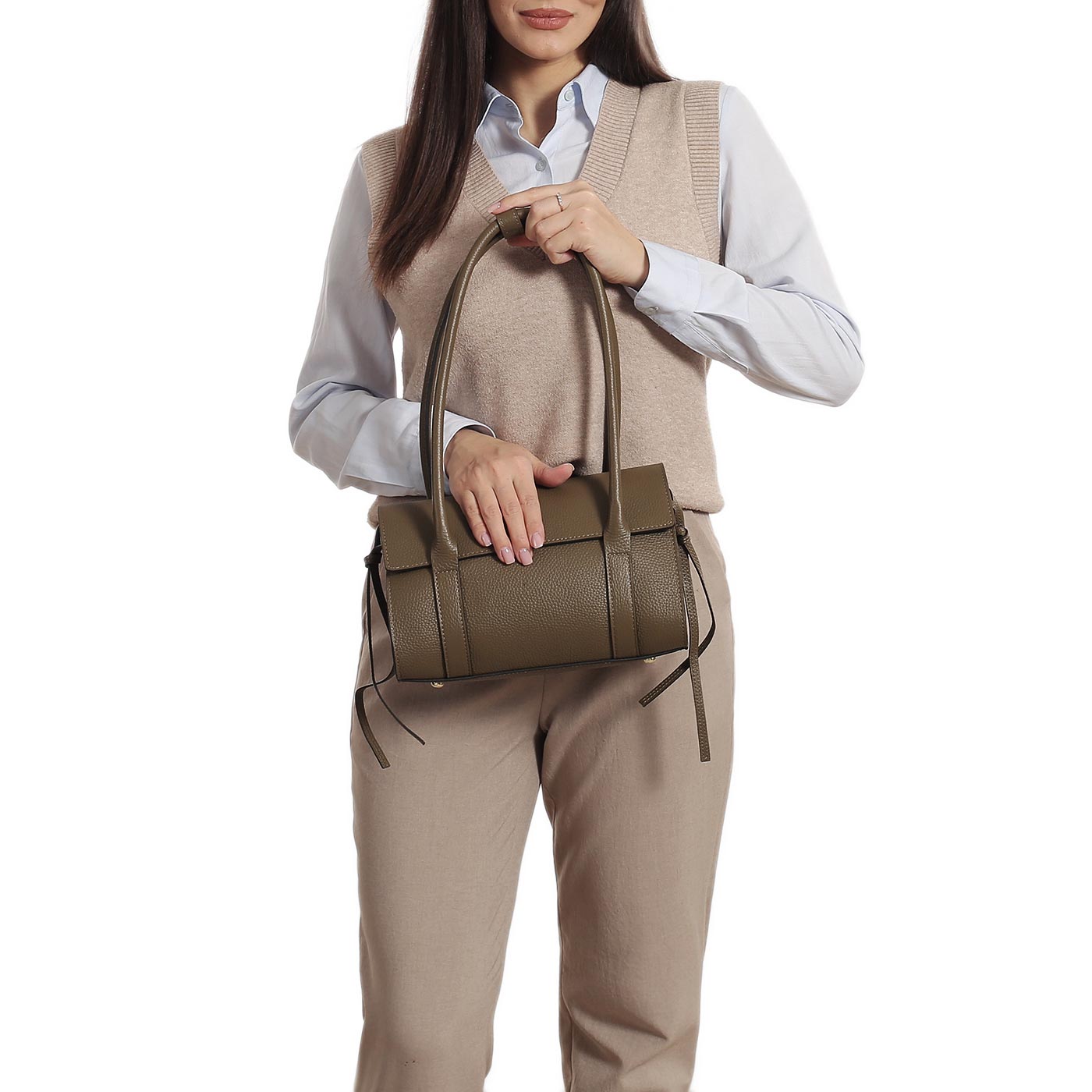 Кожаная сумка Chatte Marseille