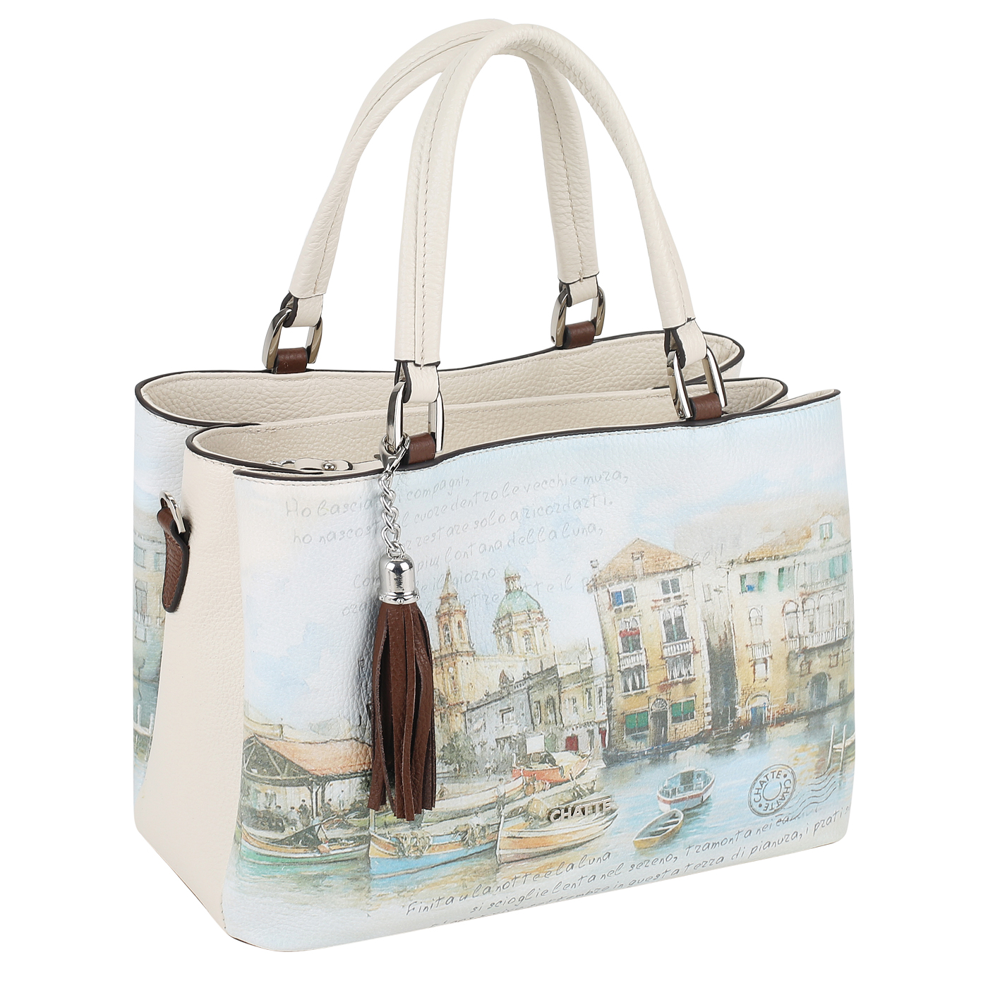 Кожаная сумка Chatte Lille