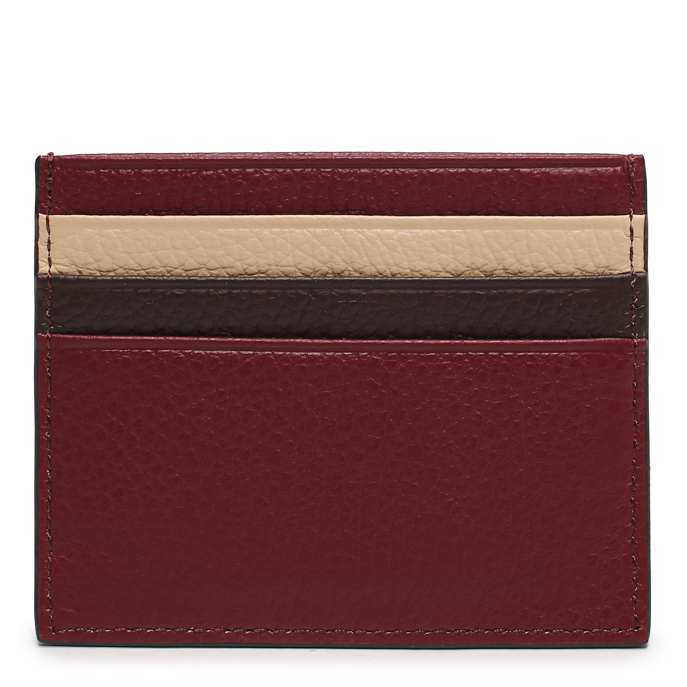Кожаная визитница Coccinelle Metallic Tricolor