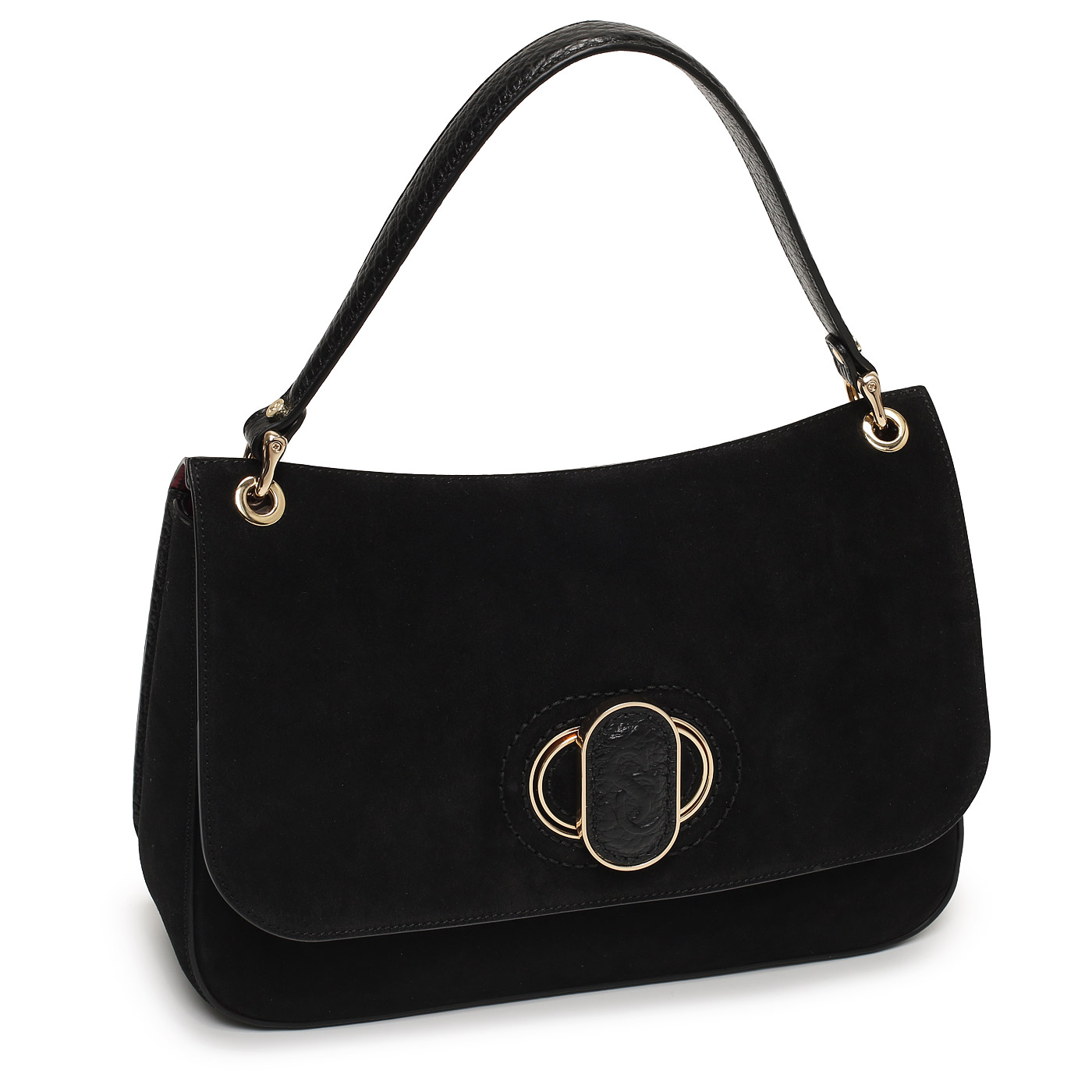 Кожаная сумка Carlo Salvatelli Madeleine camoscio