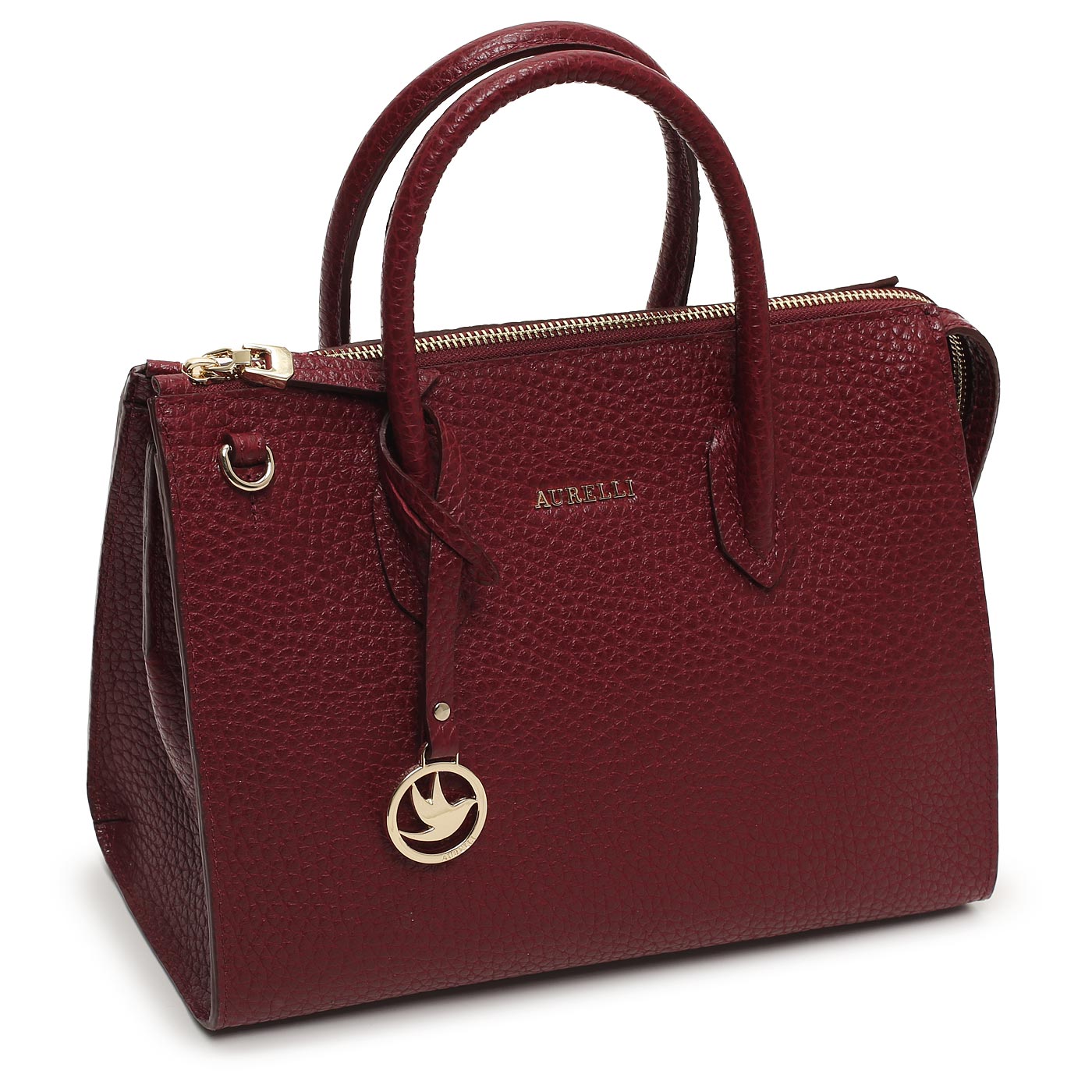 Кожаная сумка Aurelli Saffiano