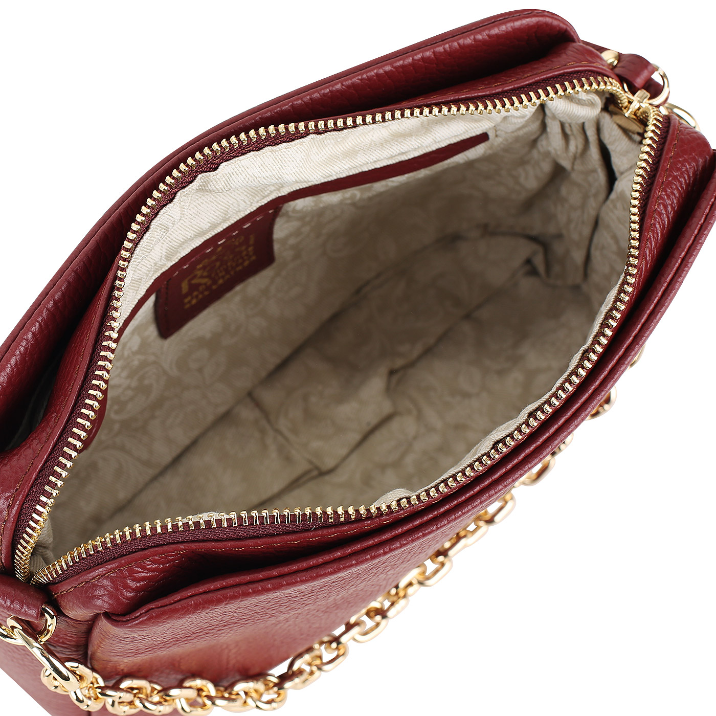 Сумка через плечо с цепочкой Bruno Rossi Dollaro