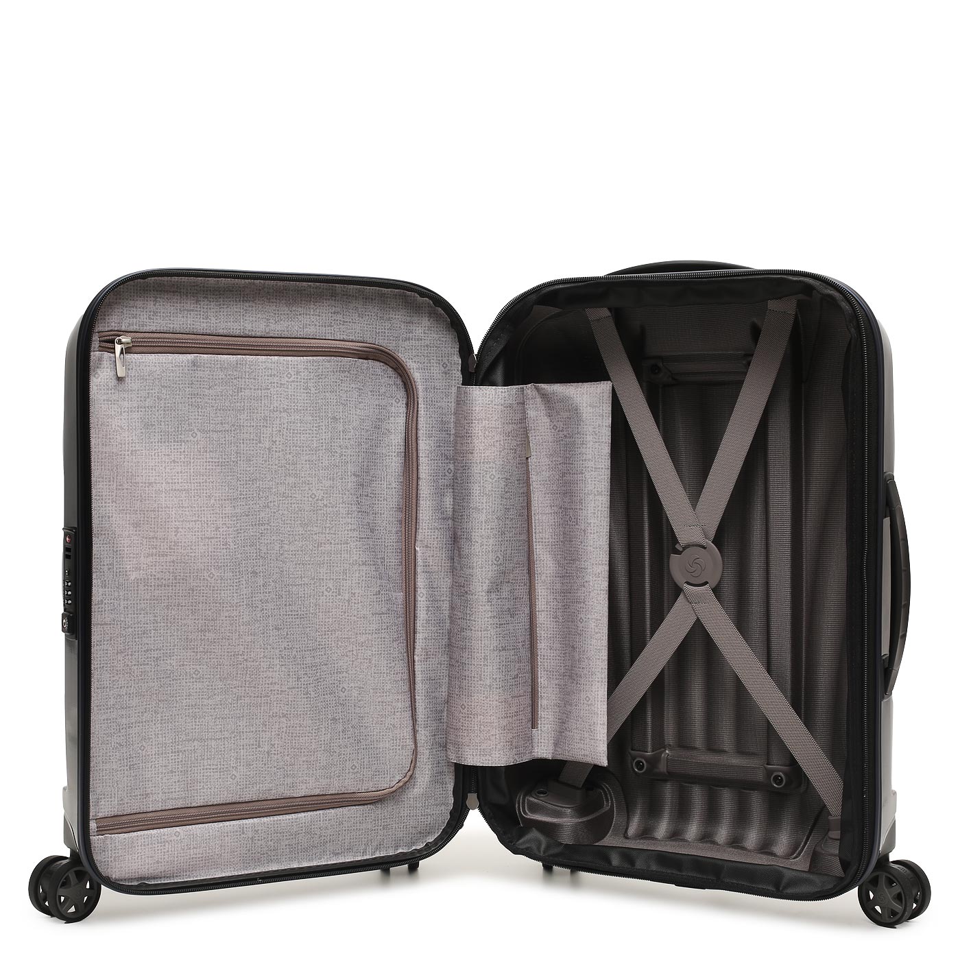 Чемодан для ручной клади из материала Curv с кодовым замком Samsonite C-Lite