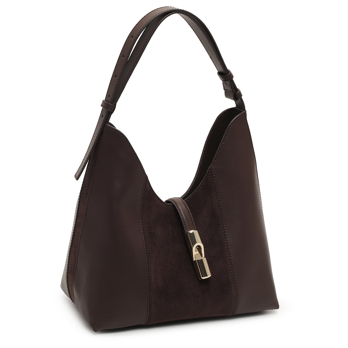 Кожаная сумка Furla Goccia