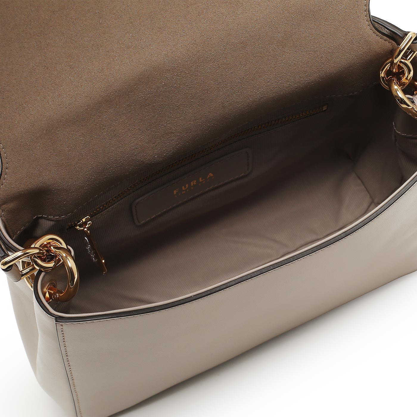 Кожаная сумка Furla Domus