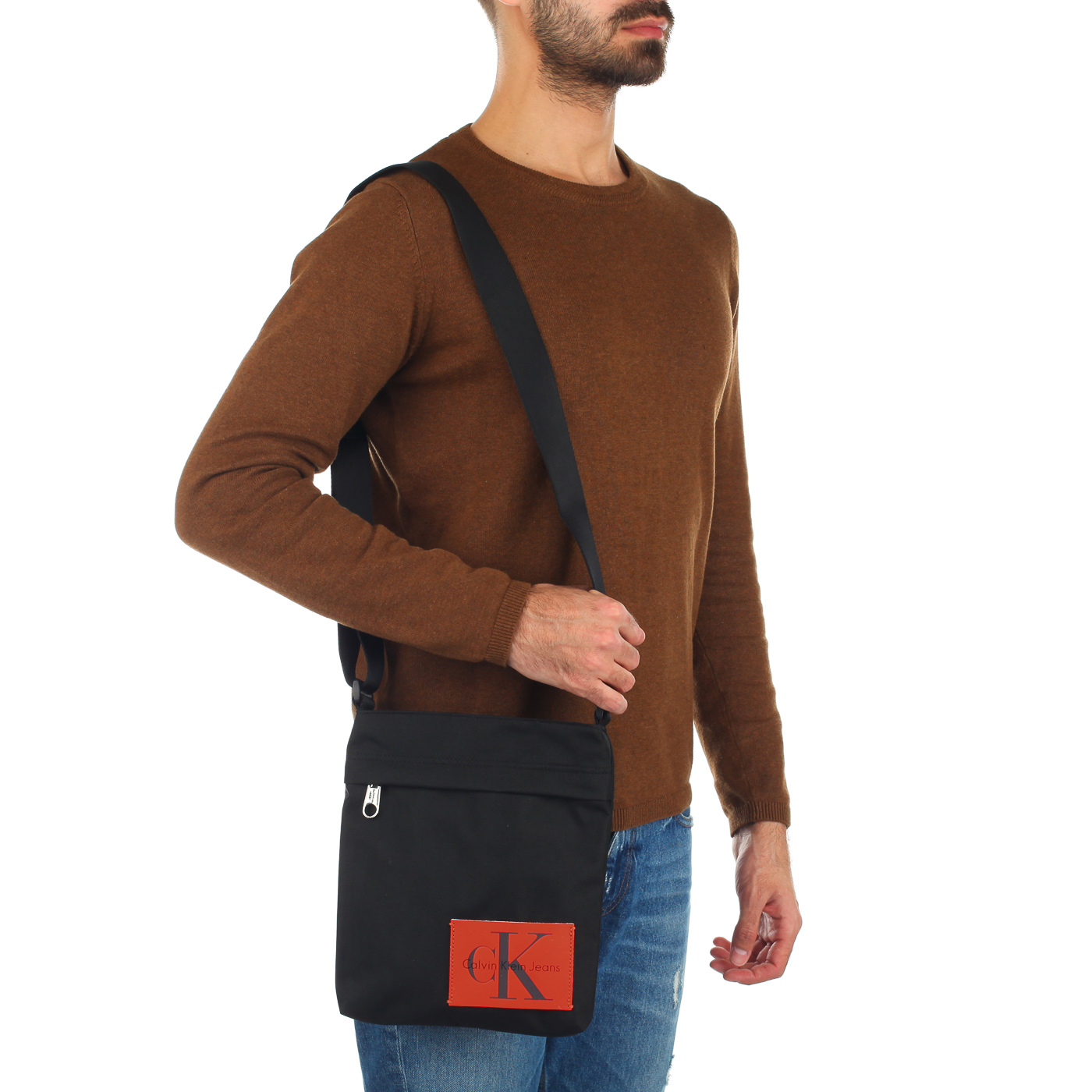 Мужская сумка-планшет на молнии Calvin Klein Jeans Sport Essential