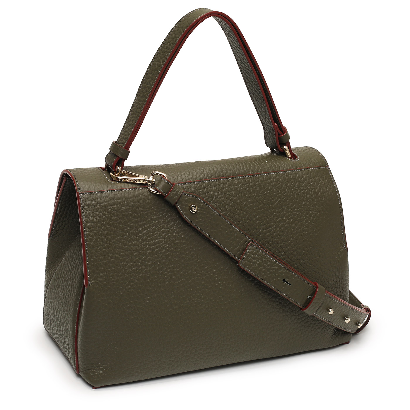 Кожаная сумка Carlo Salvatelli Double