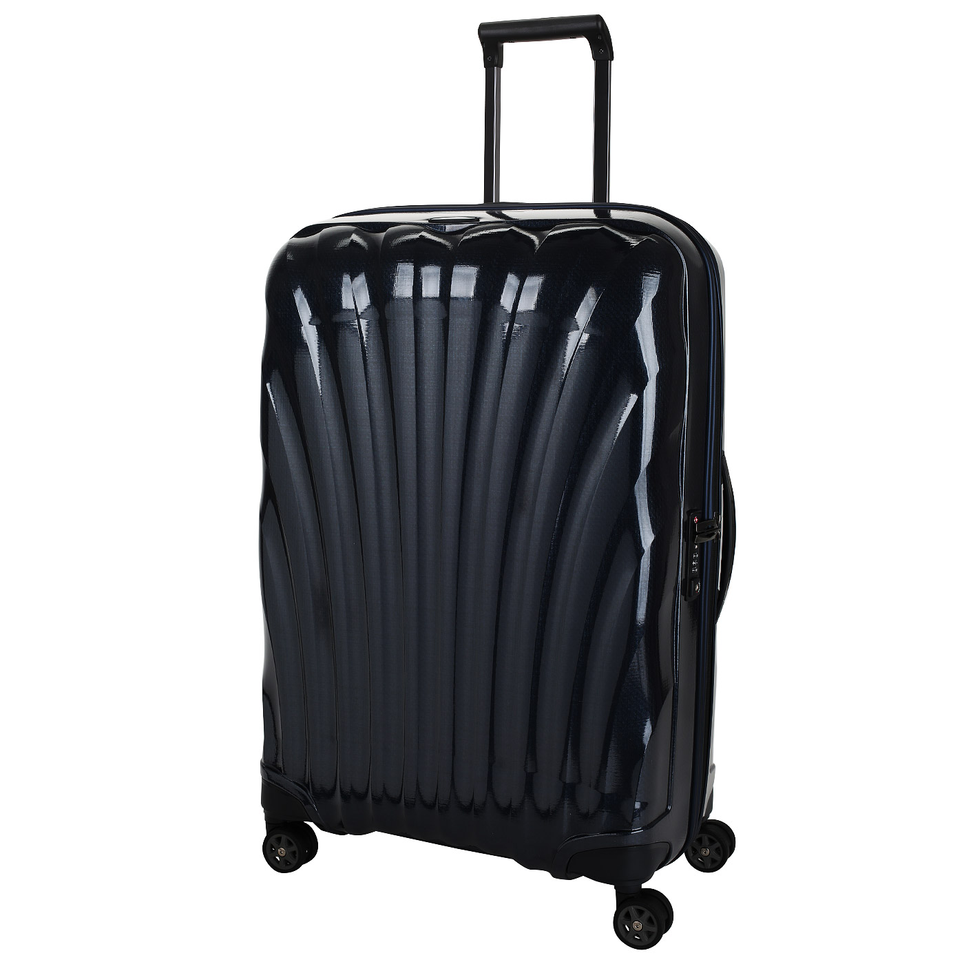 Samsonite Чемодан большой L из материала Curv с кодовым замком