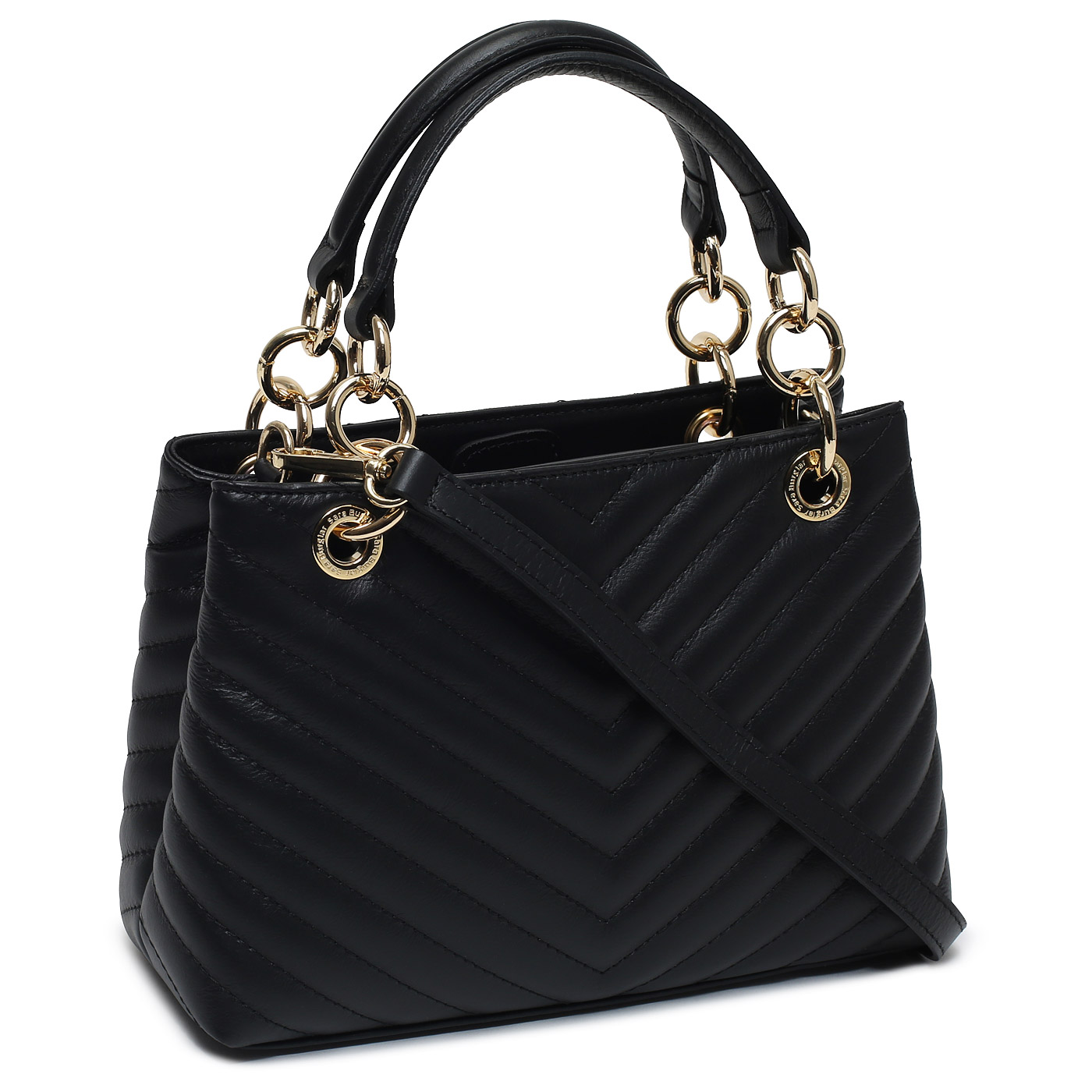 Кожаная сумка Sara Burglar Giola Trapunto