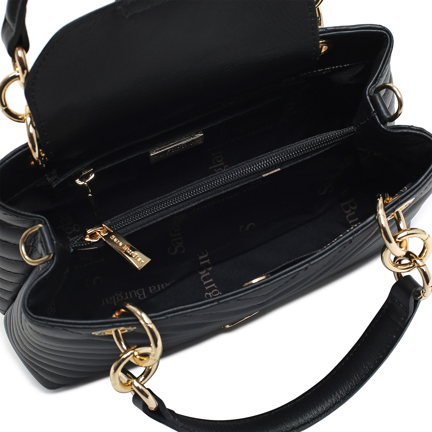 Кожаная сумка Sara Burglar Giola Trapunto