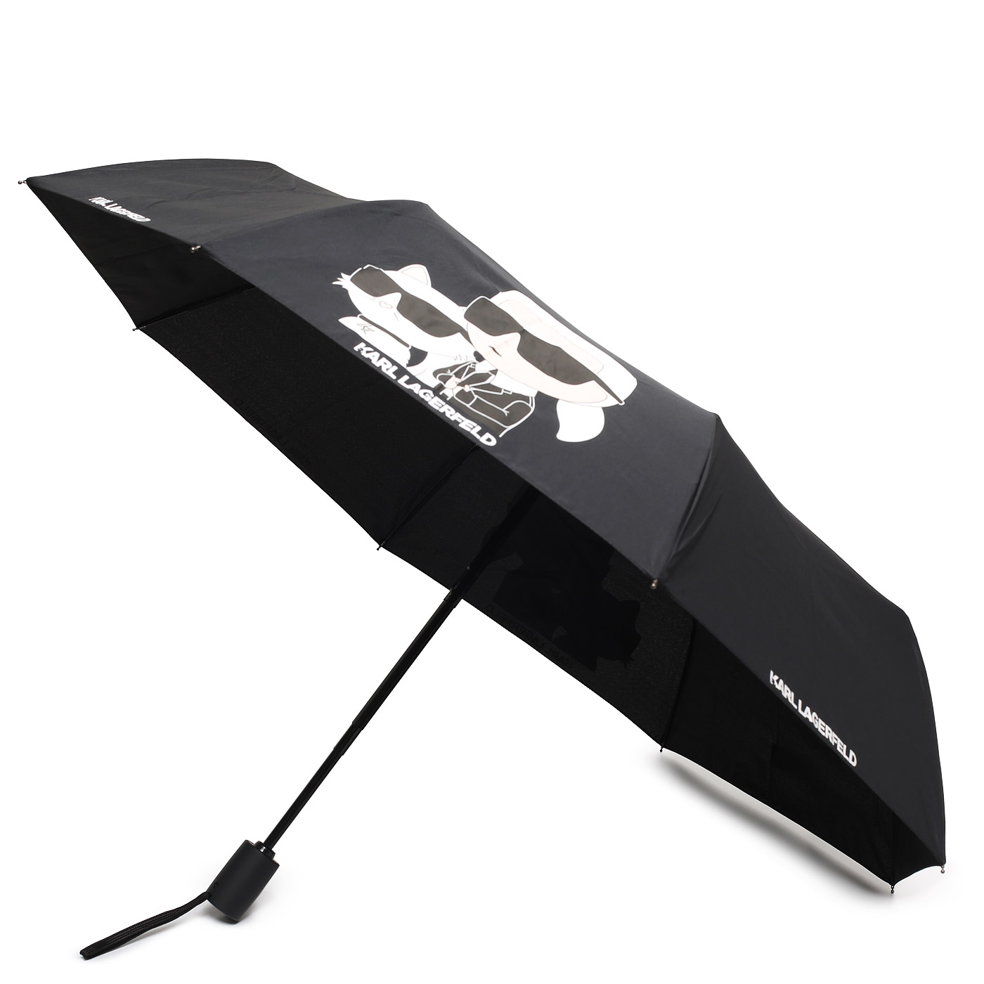 Зонт в три сложения Karl Lagerfeld Ikonik 2.0