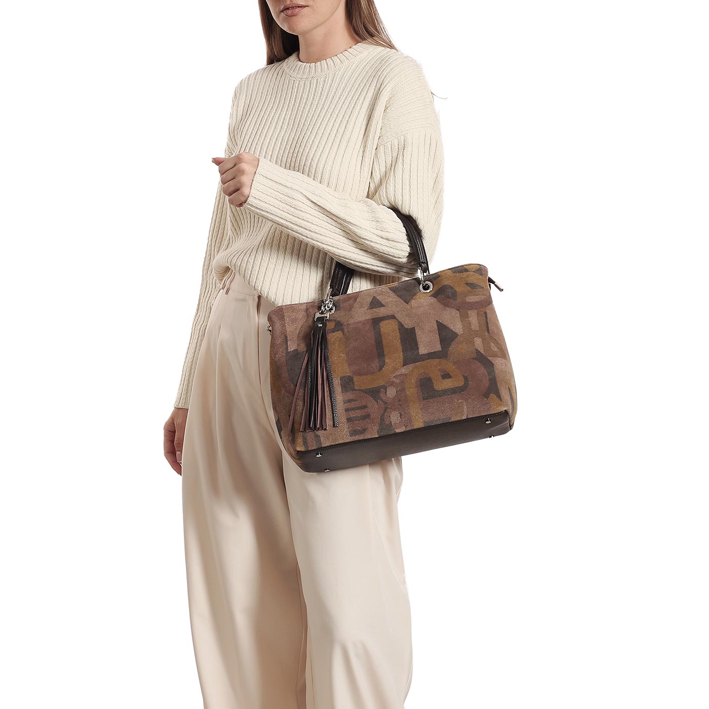 Кожаная сумка Curanni 